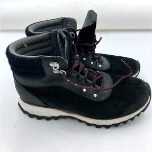Cole Haan Zerogrand XC W15275 Womens‎ Black Suede Lace Up Hiking Boots Size 9B